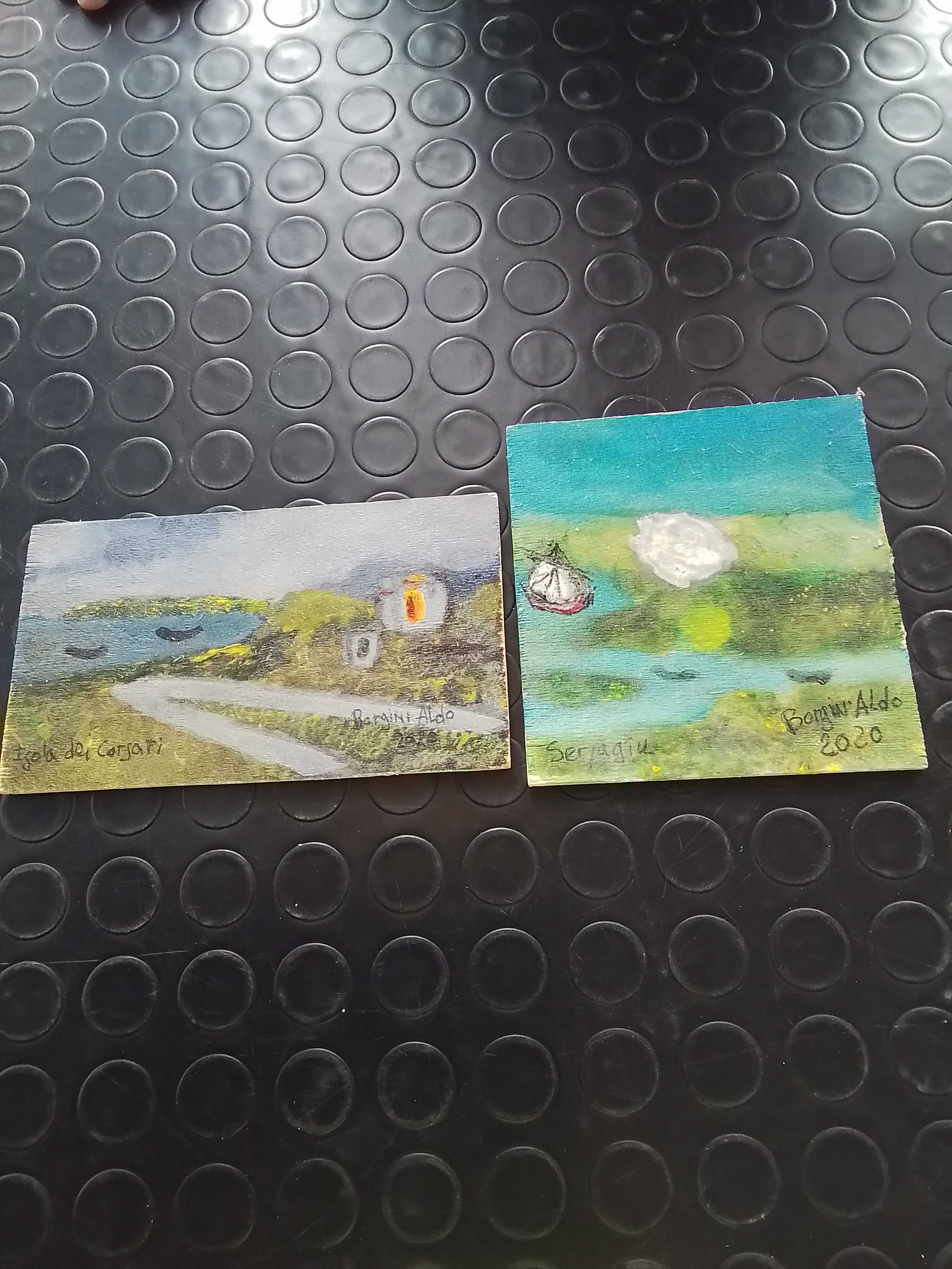 Piccolo quadro dipinto a mano