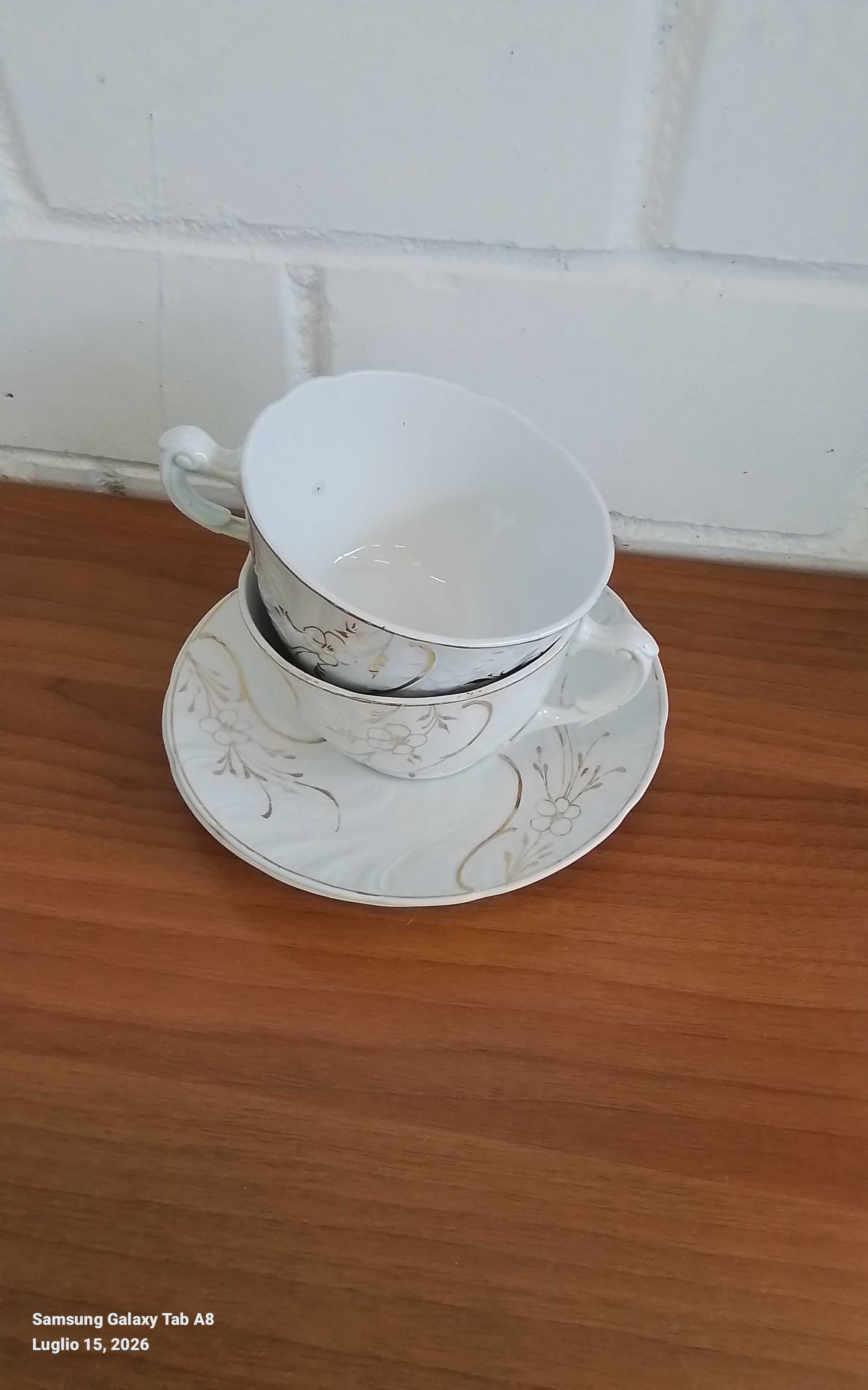 set 2 tazze colazione