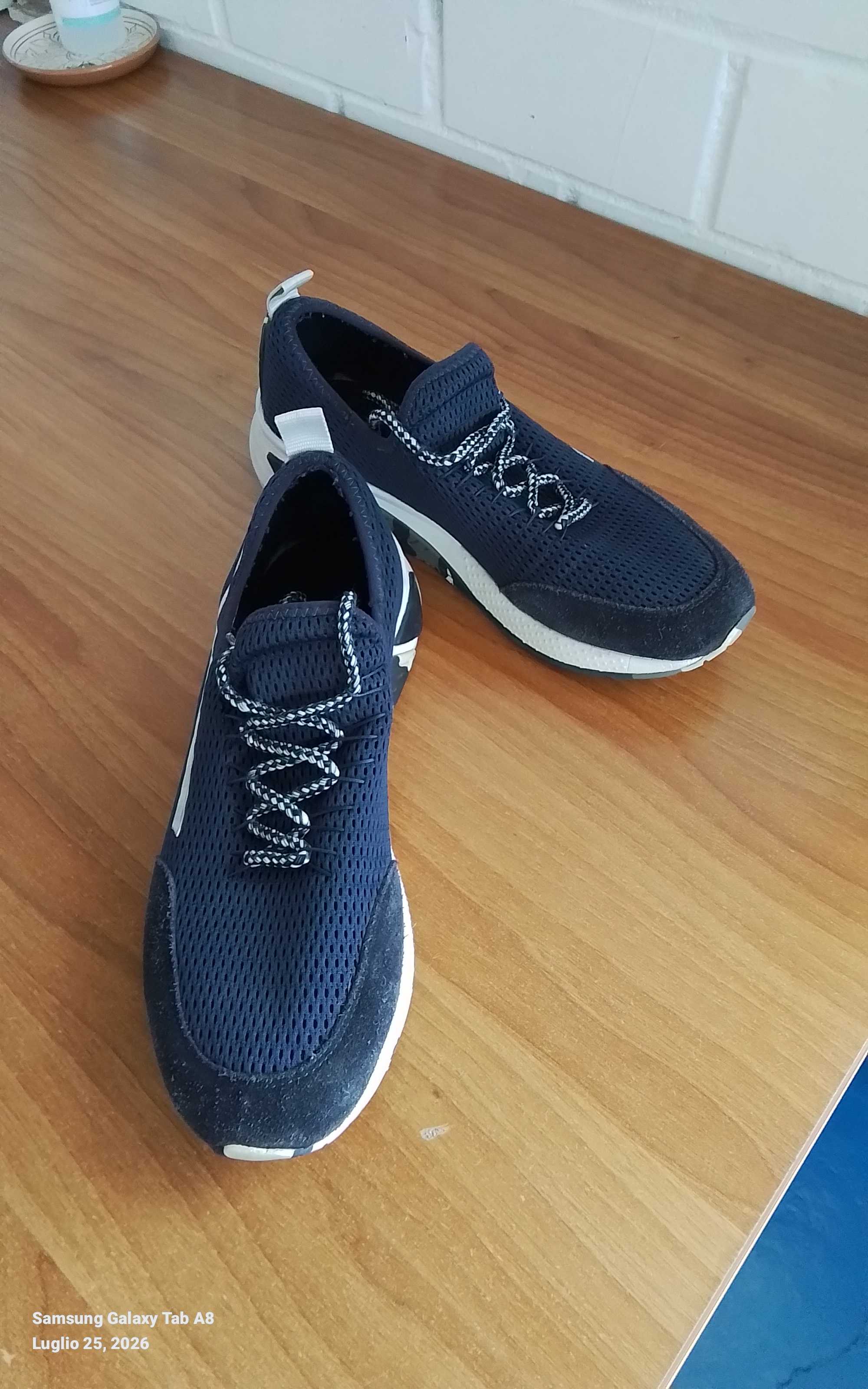 scarpe uomo diesel  blu estive tg43