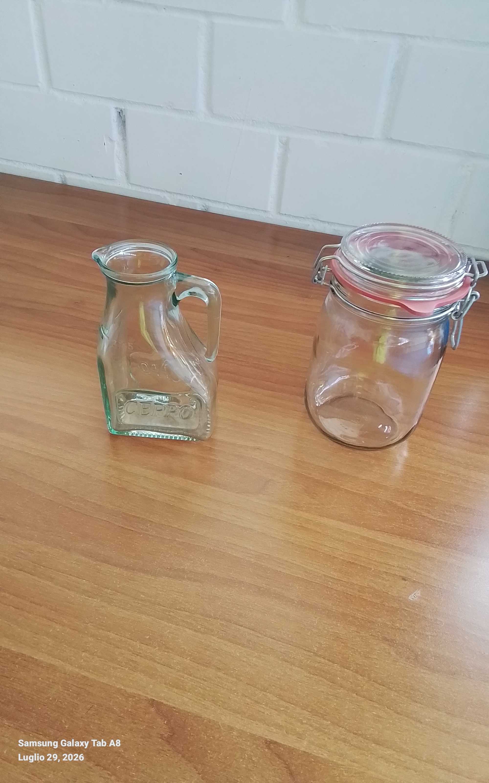 vaso ermetico più piccola brocca 